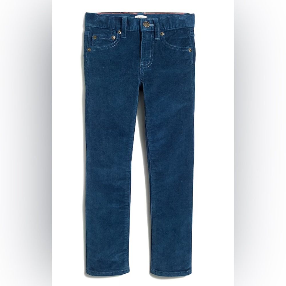 J. Crew “Crewcuts” Boys' slim flex blue corduroy pant